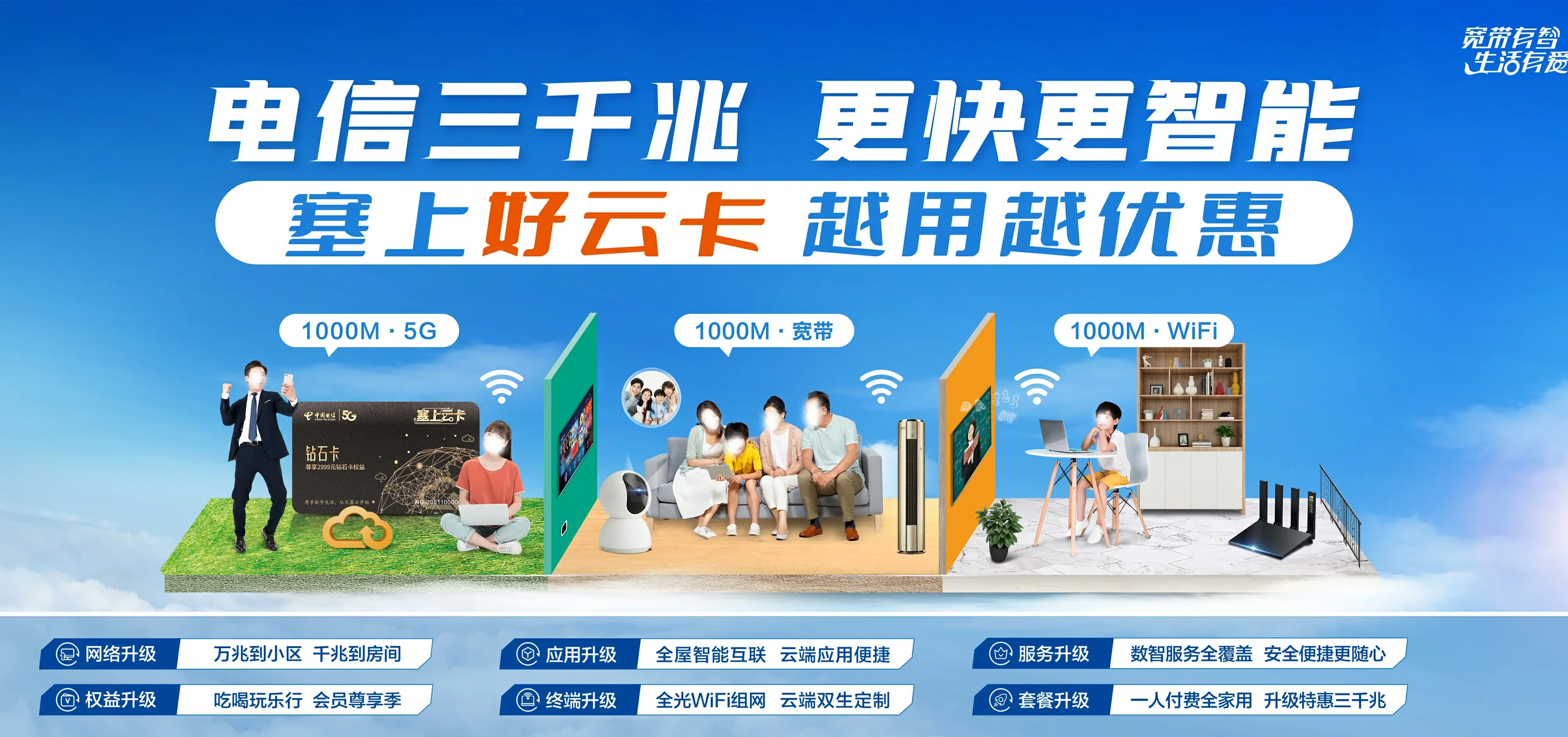 中国电信 清河区电信宽带 宽带套餐